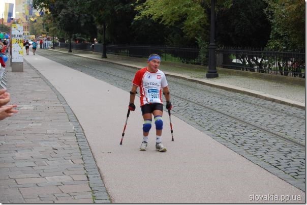 фото инвалида - участника кошицкого марафона