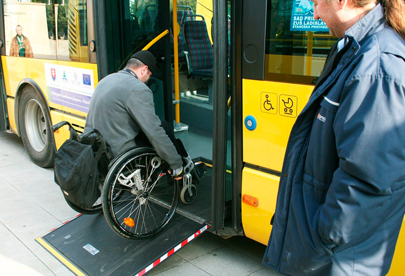 фото въезд для инвалидов в автобус