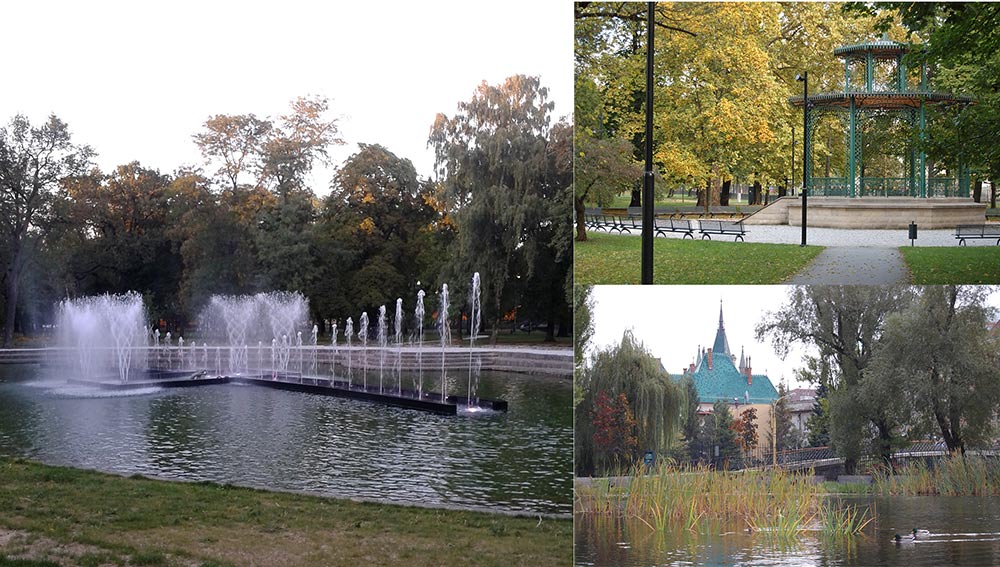 Городской парк в Кошице