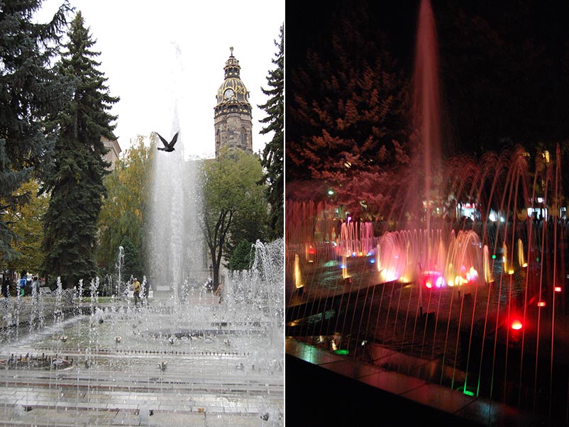 Поющий фонтан в Кошице