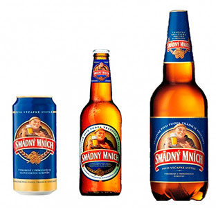 Лучшее пиво Словакии - Smädný Mních 10 % - светлое пиво 