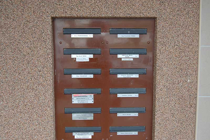 Именные почтовые ящики в Словакии