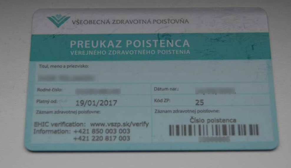 страхование детей в Словакии