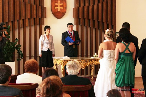 Бракосочетание в Словакии